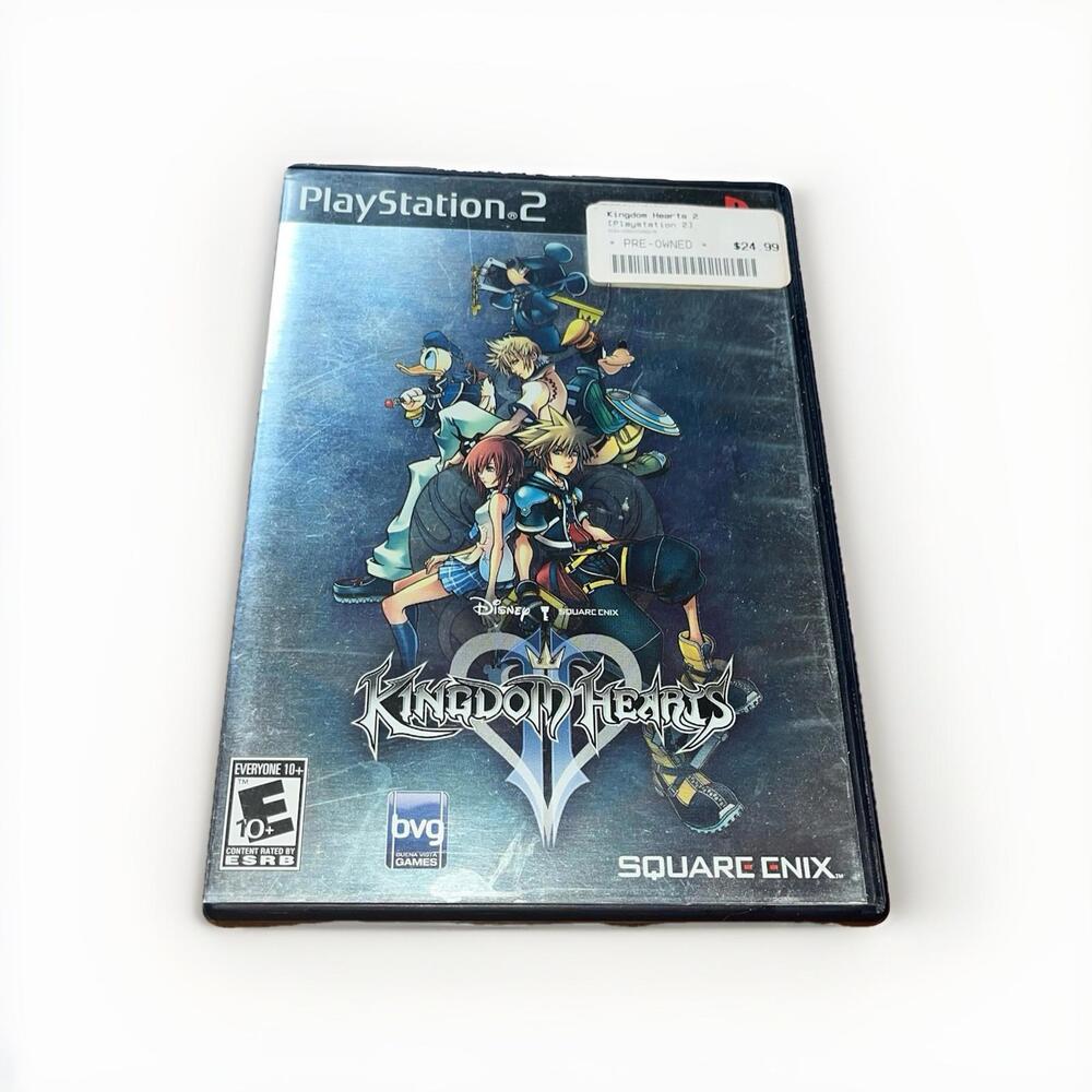 Sony PS2 PlayStation 2 Kingdom Hearts 2 With Manual Complete Tested